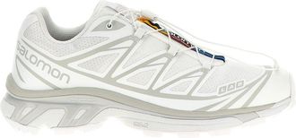 Salomon White XT-6 Lace Up Sneakers