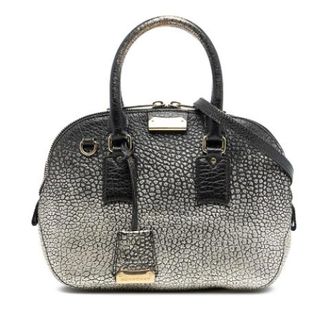 Burberry Pre-owned Handbags, female, Yellow, Size: ONE SIZE Pre-owned Orchard Bowling Bag