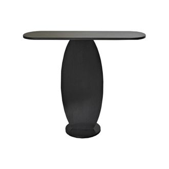 Dmora Consola efecto madera antracita 100x30 h81 cm