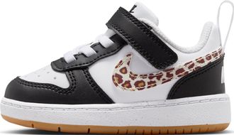 Nike (TD) Nike Court Borough Low Black White Leopard Swoosh IR0565-001
