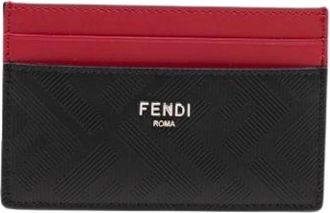 Fendi Pre-owned Card Holder - Dames - Vintage Accessoires - Veelkleurig - ONE Size - Leer - Vintage