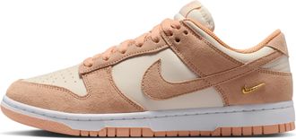 Nike Womens Dunk Low Suede Shoes in Orange | IO4244-800