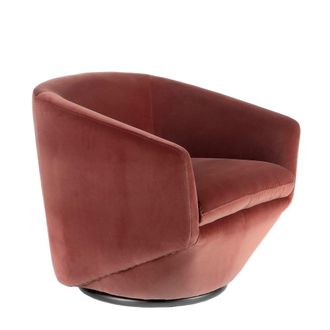 Angel Cerd&aacute; Sill&oacute;n giratorio terciopelo melocot&oacute;n