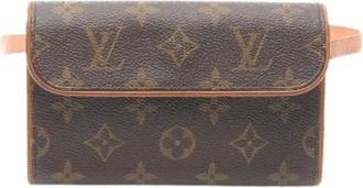 Louis Vuitton Pre-owned Belt Bags, female, Brown, Size: ONE SIZE Pre-owned Pochette Florentine Monogram Waist Bag