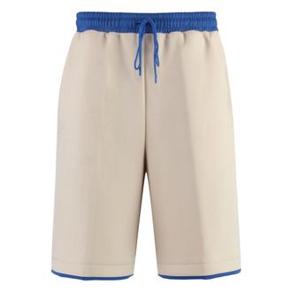 Gucci Casual Shorts, male, Beige, M, Techno Fabric Bermuda Shorts