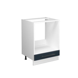 Vicco Armario Para Horno Empotrado Fame-line, Azul Oscuro Alto Brillo, 60 Cm Sin Encimera Vicco