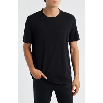 BOSS Taddy Cotton Piqu&eacute; T-Shirt in Black at Nordstrom Rack, Size Xx-Large