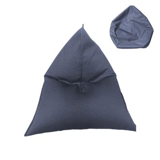 Mobili Rebecca Mobili Rebecca - Rebecca Mobili Funda Puf Pera Funda Vac&iacute;a Cremallera De Poli&eacute;ster Azul 50x110x130