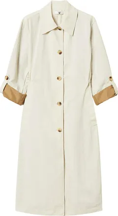 Twin-Set Cappotto bicolore - Toni neutri