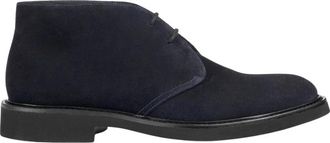 Doucal's Polacchino Chukka 2 fori - Heren - Veterlaarzen - Blauw - 39 EU - Schoenen