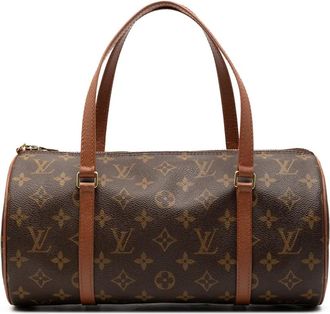 Louis Vuitton Borsa a mano Papillon 30 con monogramma 1997 - Marrone
