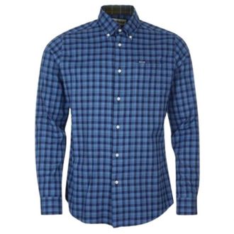 Barbour Casual overhemd - Heren - Casual Overhemden - Blauw - S - Katoen - Overhemden