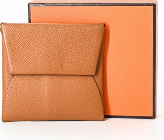 Herm&egrave;s Bastia Epsom Leather Coin Purse/Coin Case (Pre-Owned)