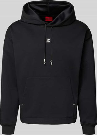HUGO BOSS Regular Fit Hoodie aus Baumwoll-Mix Modell DINEO in Black, Gr&ouml;&szlig;e XXL