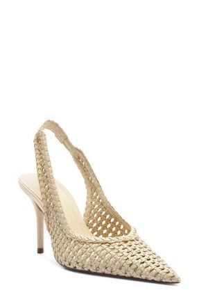 Arezzo Eva Slingback Stiletto Pump in Panacota at Nordstrom, Size 6.5