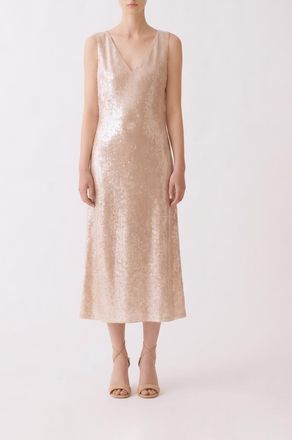Fabiana Filippi Abito midi con paillettes
