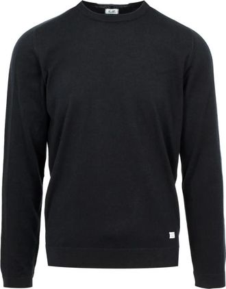 C.P. Company Stijlvolle Trui met Ronde Hals - Heren - Ronde hals truien - Zwart - XL - Truien & Vesten