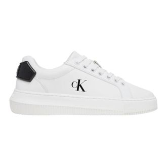 Calvin Klein Jeans Sneakers, female, White, Size: 9 US sneaker Pelle