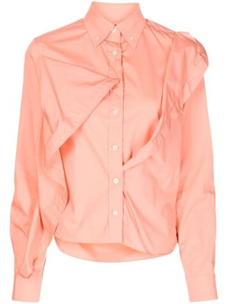 Kolor Camicia asimmetrica - Rosa