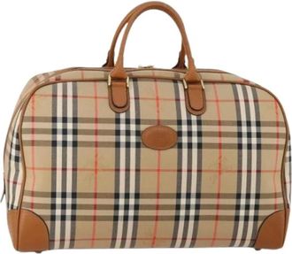 Burberry Borsa Boston Pre-owned - - Pre-owned - Donna - Beige - ONE SIZE