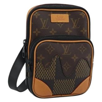 Louis Vuitton Pre-owned Vintage Monogram Canvas Schoudertas - Dames - Pre-owned - Bruin - Maat: ONE Size Leer