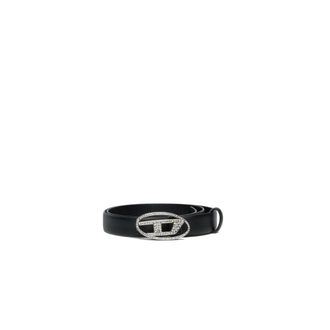 Diesel B1Drcrystal Riem - Dames - Riemen - Zwart - XL - Leer - Accessoires