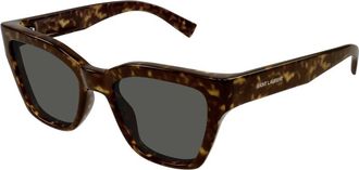 Saint Laurent SL 641 Zonnebril - Dames - Zonnebrillen - Bruin - 52 MM - Accessoires