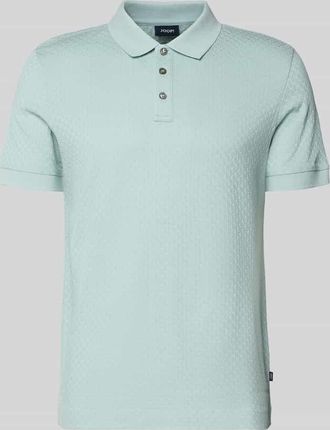 Joop Poloshirt mit kurzer Knopfleiste Modell Roni in Mint, Gr&ouml;&szlig;e XXXL
