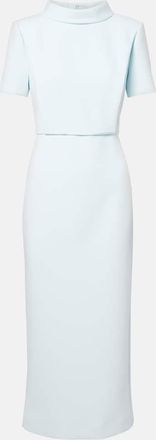 Roland Mouret Cr&ecirc;pe midi dress