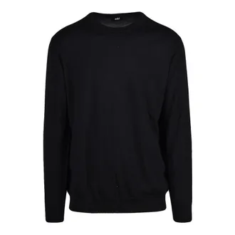 Add Truien & Vesten, Heren, Zwart, S, Wol, Pullover met ronde hals