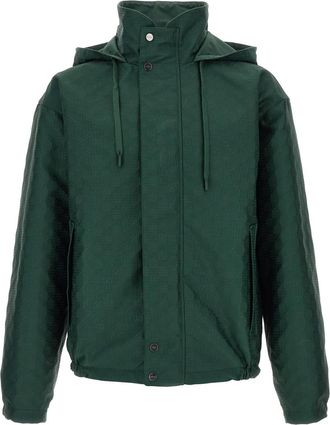 Gucci Dark Green Reversible Hood Jacket