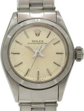 Rolex Orologio Vintage Pre-owned - - Pre-owned - Donna - Grigio - ONE SIZE