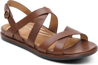 Aetrex Womens Piper Sandal In Coffee