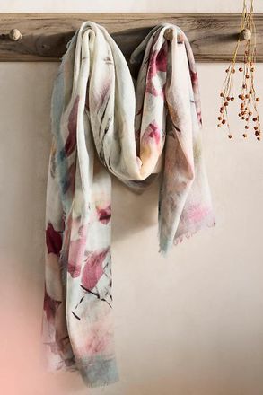 Elizabeth Gillett Painted Lilies Scarf