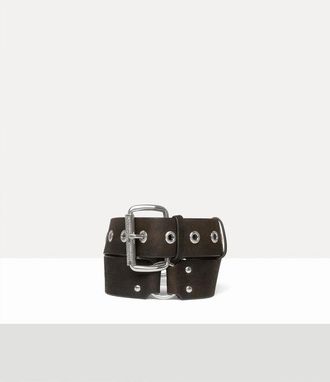 Vivienne Westwood Bondage Belt Leather Dark-brown S/m Unisex