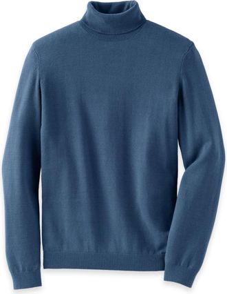 Paul Fredrick Cotton Blend Turtleneck Sweater