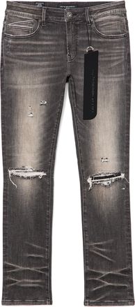 Cult of Individuality Rocker Slim Straight 602 Jeans In Charcoal