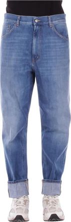 Dondup Loose-fit Jeans - Heren - Regular Fit Jeans - Blauw - W33 - Katoen - Jeans