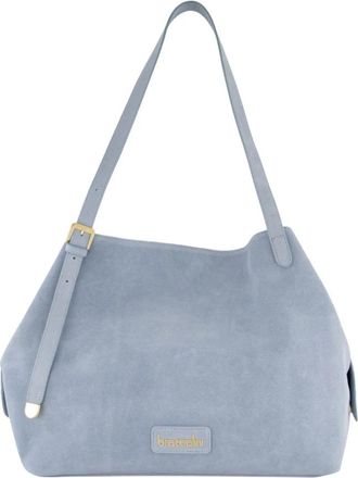 Braccialini Sara Hobo Bag - Dames - Schoudertassen - Blauw - ONE Size - Leer - Tassen