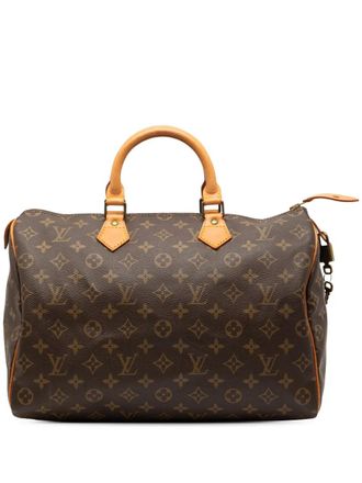 Louis Vuitton 1986 Monogram Speedy 35 boston bag - Bruin