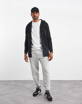 Jacamo Full Zip Hoodie Extra Long