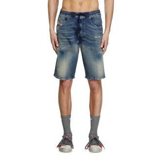 Diesel Chino shorts in JoggJeans - Denim short pants - Man - Blue