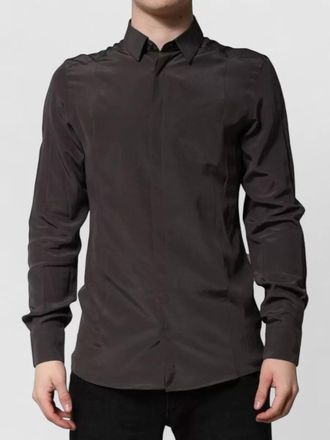 Dolce & Gabbana silk long-sleeve dress shirt