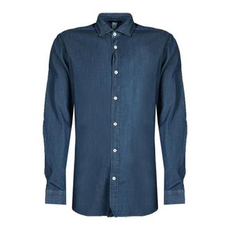 Antony Morato Camicia Mmsl00520 Fa400019 - - Shirts - Uomo - Blu - L