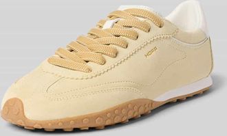 Hoff Sneaker aus echtem Leder mit Logo-Detail Modell Mimosa in GELB, Gr&ouml;&szlig;e 36