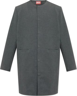 Diesel Jas J-Mikel-Neo - Heren - Mantel - Grijs - M - Jassen