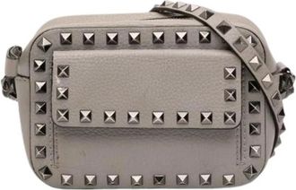 Valentino Borsa Pre-owned Rockstud Crossbody - - Pre-owned - Donna - Grigio - ONE SIZE