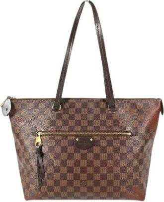 Louis Vuitton Pre-owned Damier Tote Bag - Dames - Vintage Shopper - Bruin - ONE Size - Vintage