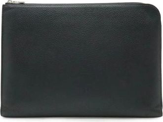 Louis Vuitton Pre-owned Leren Clutch - Dames - Vintage Clutch - Zwart - ONE Size - Leer - Vintage