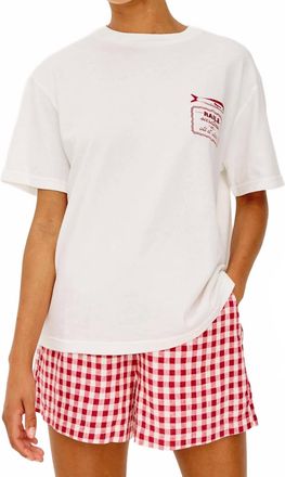 Rails Souvenir Tee In Sardines